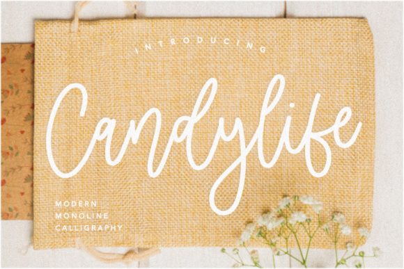Candylife: A Handwritten Typeface for Creative Publishing