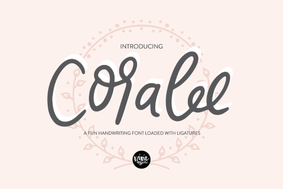 Coralee: A Handwritten Font for Creative Makers