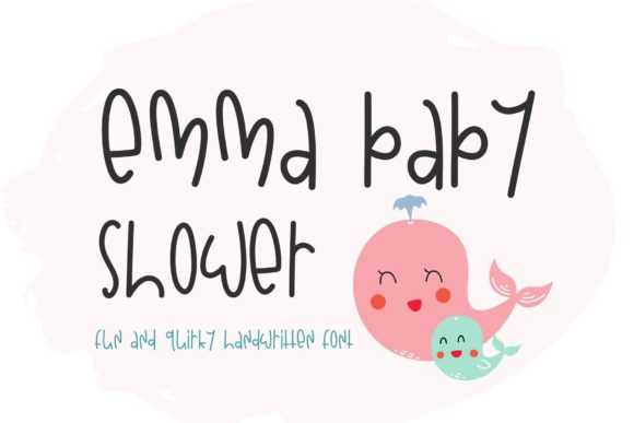 Emma Baby Shower Font: A Handwritten Typeface for Memorable Branding