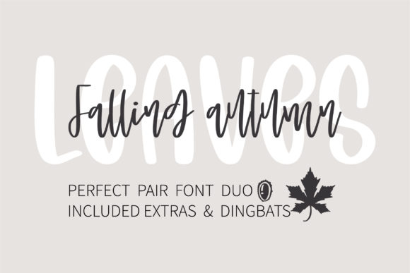 Falling Autumn Leaves: A Script Font with Seasonal Soul