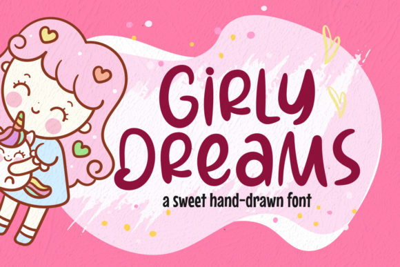 Girly Dreams: A Handwritten Font That Feels Right at Home in Web Design