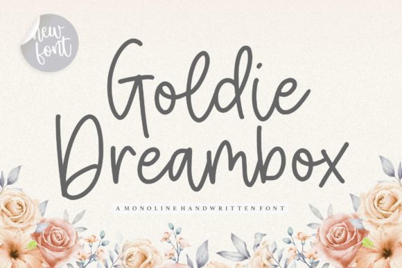 Goldie Dreambox: A Handwritten Typeface That Feels Just Right