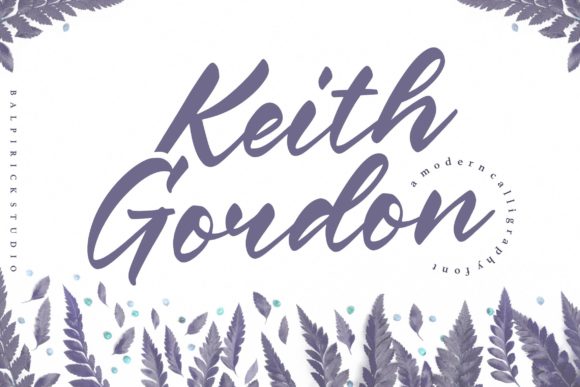 Keith Gordon Font Review
