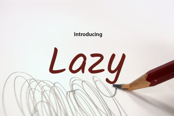 Lazy Font: A Delightful Handwritten Typeface for Branding Projects