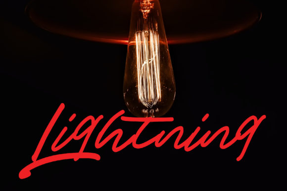 Lightning Font: A Handwritten Typeface for Dynamic Web Design