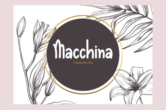 Macchina Font: A Handwritten Typeface for Strong Brand Identity
