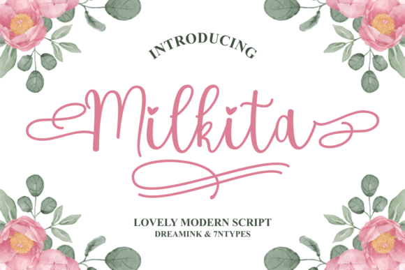 Milkita Script Font: Elegance for Your Craft Projects
