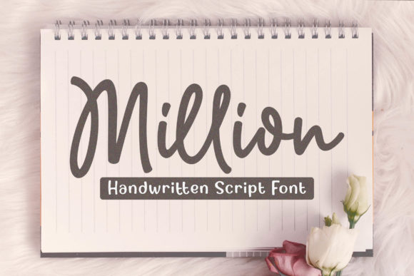 Million Font Review: A Handwritten Typeface for Creative Campaigns
