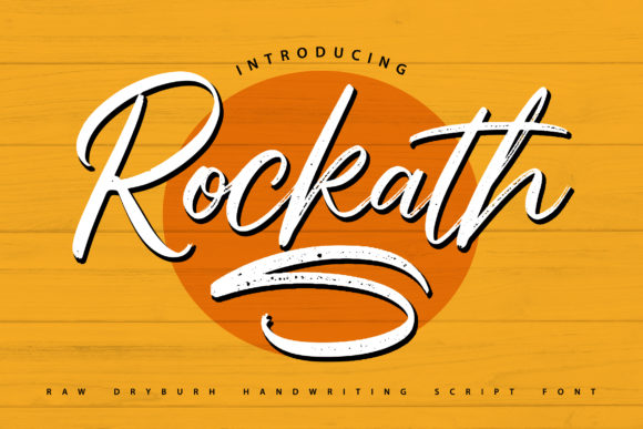 Rockath: A Handwritten Font for Editorial Elegance