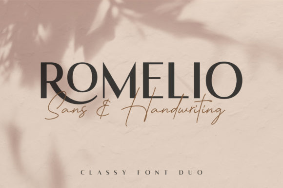 Romelio Font: A Classy Typeface for Small Business Branding
