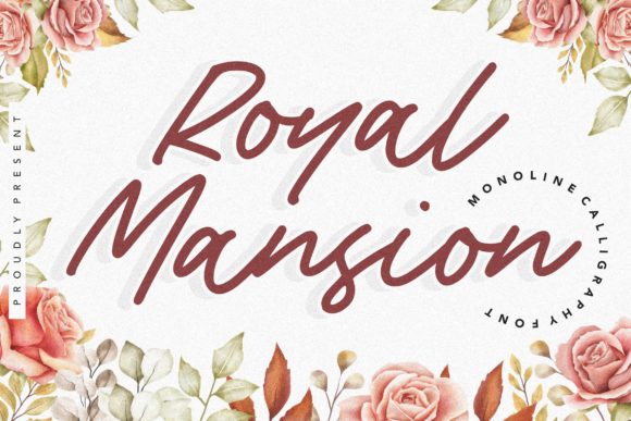 Royal Mansion Font: A Touch of Elegance for Your Handmade Creations