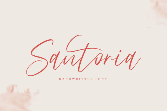 Santoria Font: A Script Amp Typeface for Elegant Editorial Design