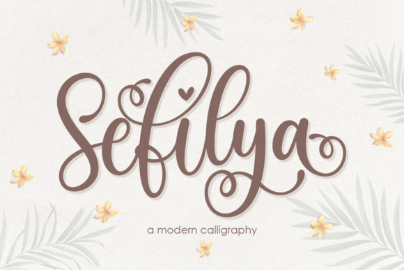 Sefilya: Elegant Handwritten Font