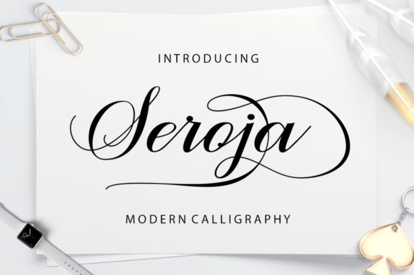 Seroja: A Script Font That Elevates Editorial Design