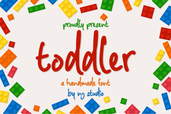 Toddler Font: A Joyful Display Typeface for Digital Design
