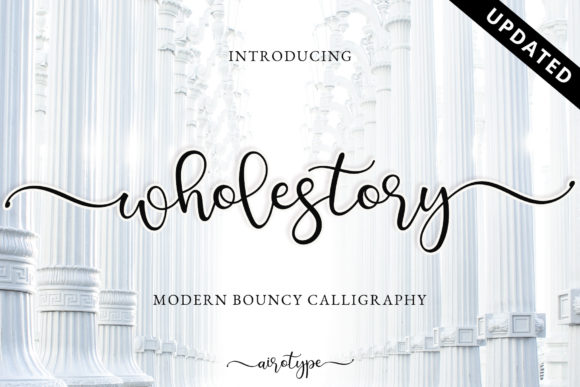 Wholestory Font: Elegant Script for Editorial Design